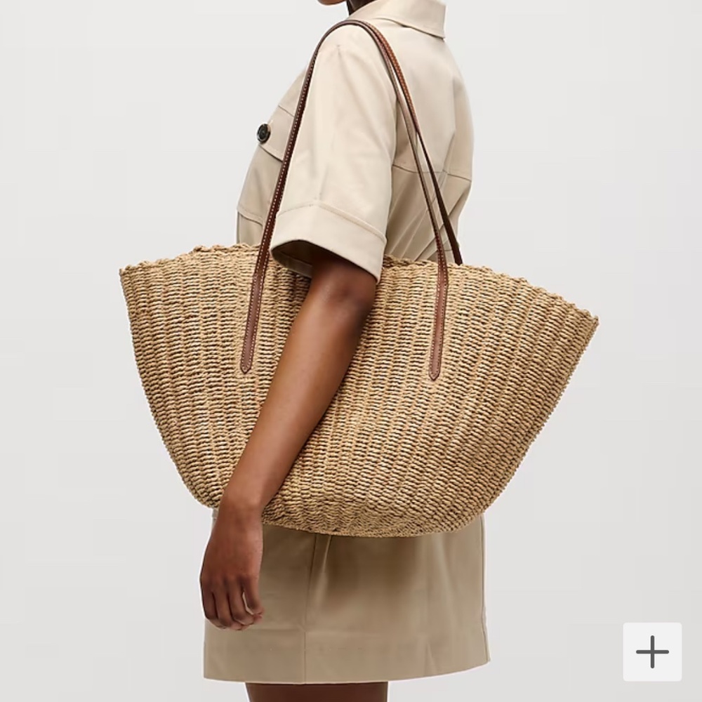 Woven Straw Tote